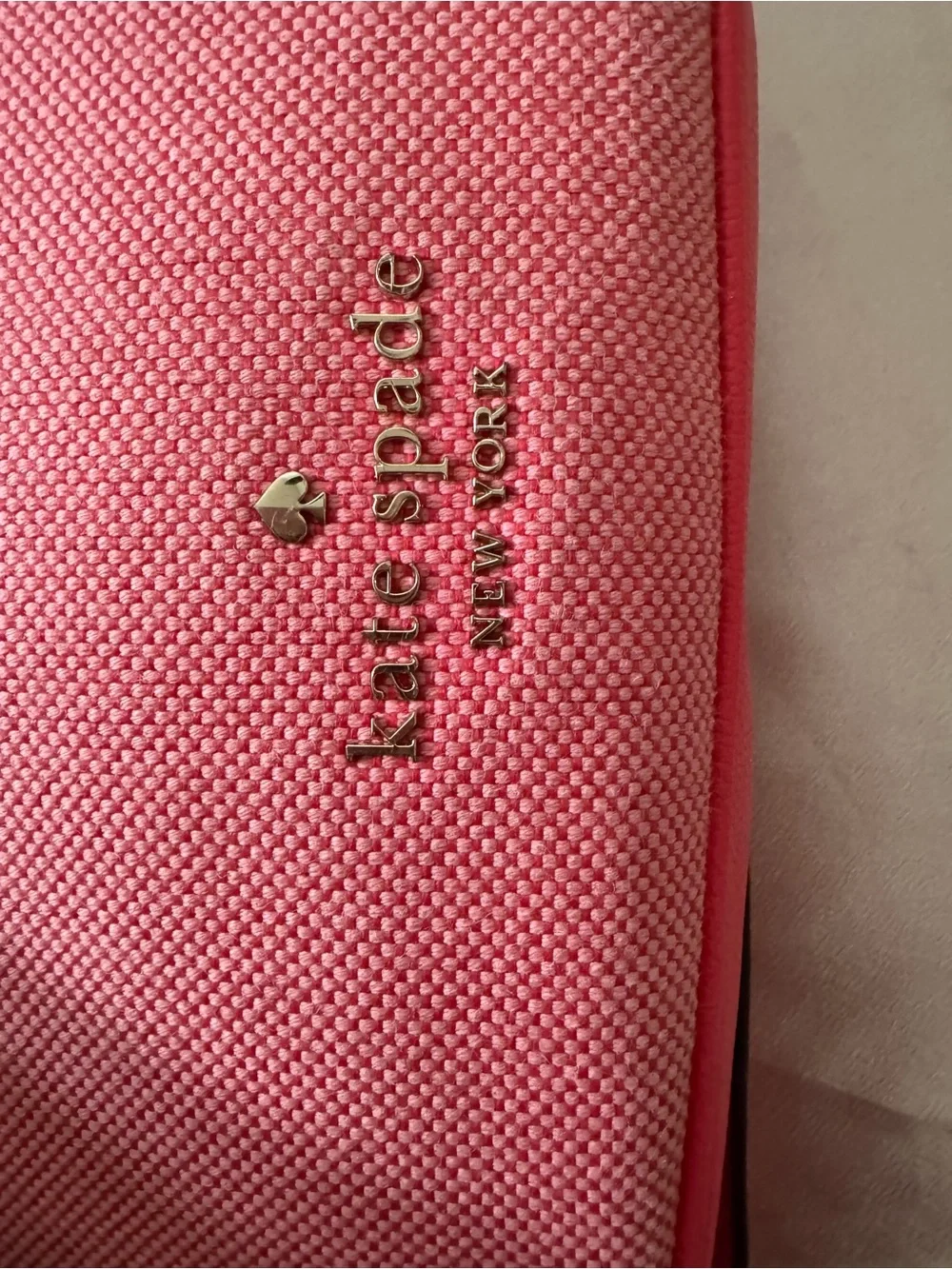 Kate Spade  Rosie in pink canvas crossbody bag